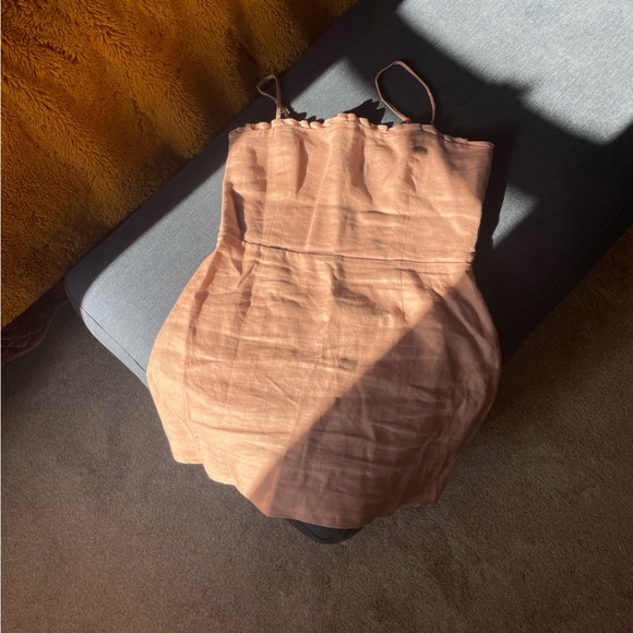 Reformation Ava Ruffle Linen Mini Dress - Picture 5 of 6